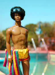 How to body swap to make articulated ken dolls! African American Sunsational Malibu Ken 1981 Was The First Black Ken Doll There Were Earlier African America Black Barbie Barbie Friends Barbie Collection