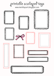 Free Printable Scalloped Frames Printable Note Cards Diy Printables Printable Notes