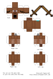 For example, this image is named customstuff.png and we want to use the dark gray brick texture on the fifth position for a. Papercraft Steve With Leather Armor And Wooden Sword Minecraft Crafts Minecraft Minecraft Printables