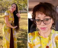 I donated my hair for a wig for cancer patients and got a new style.