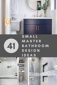 41 Small Master Bathroom Design Ideas Master Bathroom Design Bathroom Design Small Master Bathroom