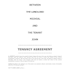 Do you know what tenancy agreement is? 1