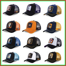 Goku Dragon Ball Z Cap 2019 Goku Vegetta Hat Baseball Caps High Quality Presell Mesh Hat Dragon Ball Baseball Cap