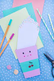 Einladungskarten selber basteln einladungskarten geburtstag selber basteln anleitung diy anleitung: Einladungen Fur Eine Geburtstags Kawaii Party Basteln Einladung Geburtstag Basteln Einladungen Selber Basteln Einladung Basteln