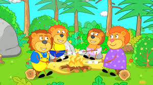 Picnic basket, watermelon with slices, sandwiches, water, lemonade. Lion Family Picnic And Nature Cartoon For Kids Youtube