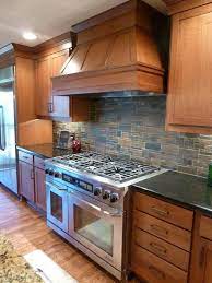 20 Kitchens With Stone Backsplash Designs Country Kitchen Backsplash Natural Wood Kitchen Cabinets Kitchen Design
