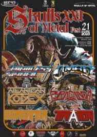 Sangre Fresca Noticias: Cartel del XXI Skulls Of Metal Fest- 2023 - Broken  Tomb