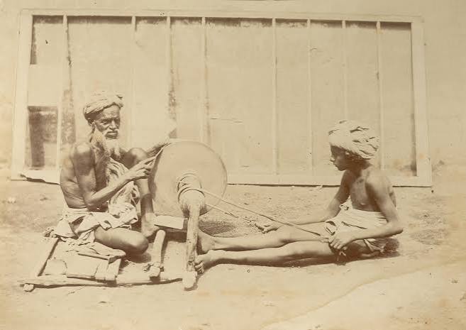 Vintage Photo of a Knife Sharpener in Bombay, 1852-59 | Farbound.Net