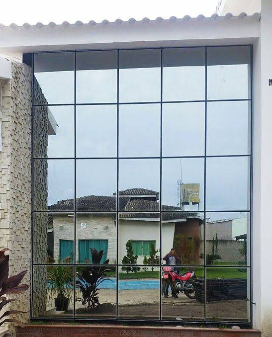 Premium Aluminium Glass Window – Modern Grid Design product image