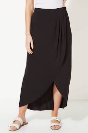 $51.00 $36.00 (30% off) black linen look tiered maxi skirt. High Waisted Skirts For Women Next Official Site