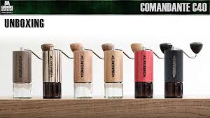Stainless steel body veneer : Unboxing Comandante C40 Premium Manual Coffee Grinder Youtube