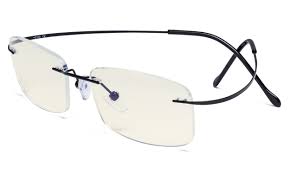 Blue Light Filter Reading Glasses Women Men Uv Protection Titanium Rimless Computer Readers Womens Glasses Reading Glasses Glasses