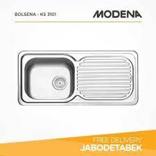 Install completely new cabinet doors and drawer fronts. Sinks Sink Bolsena Ks 3101 Modena Oleh Pt Modena Indonesia Arsitag