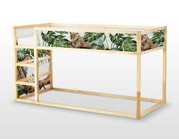 Ikea Kura Bett Wieder Ablosbare Aufkleber Tropischen Geparden Ikea Kinderzimmer Aufkleber Ikea Kura Bed Kura Bed Ikea Kura