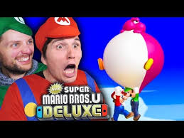 Er Verwandelt Yoshi In Einen Riesigen Luftballon New Super Mario Bros U Deluxe Youtube