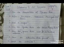 Grade 7 Icse Geography Weathering And Soil Formation Youtube In 2020 Fun Learning Geography Youtube