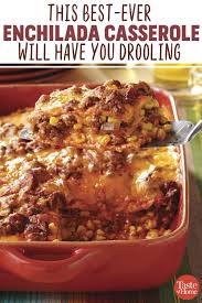 Enchilada Casserole Recipe Easy Casserole Recipes Mexican Food Recipes Enchilada Casserole Beef