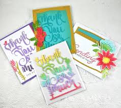 Danke sehr, domo arigato, mahalo, go raibh maith agat. My Favorite Things Paper Clippings Thank You Cover Plate Delightful