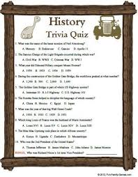 If you paid attention in history class, you might have a shot at a few of these answers. Food Trivia And Fast Food Trivia What You Eat And Where You Eat It Trivia Ice Breaker Games For Adults Family Quiz