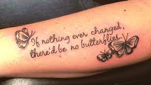 9 Important Life Lessons Butterfly Tattoos Meanings Taught Us Butterfly Tattoo Meaning Butterfly Quote Tattoo Butterfly Wrist Tattoo