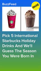 Pick 5 International Starbucks Holiday Drinks And We Ll Guess The Season You Were Born In Starbucks Holiday Drinks Holiday Drinks Hot Chocolate Fudge