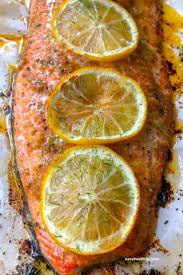 Easy Healthy Baked Salmon Recipe Recipe Baked Salmon Healthy Baked Salmon Salmon Recipes