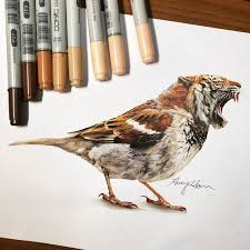 Disturbing Or Creative Animal Mashup Drawings In 2020 Colorful Drawings Drawings Animals