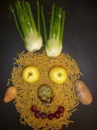 Portraits Avec Des Aliments A La Maniere D Arcimboldo En 2020 Alimentation Alimentation Enfant A La Maniere De