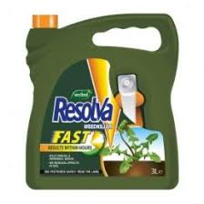 Roundup fast action weedkiller 1l. Resolva Fast Weedkiller 3l