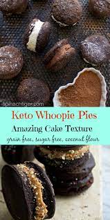 Grain Free Chocolate Whoopie Pies Recipe Food Whoopie Pies Keto Dessert Recipes