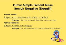 Pengertian, rumus, contoh kalimat & soal. 19 Contoh Simple Present Tense Pengertian Rumus Lengkap