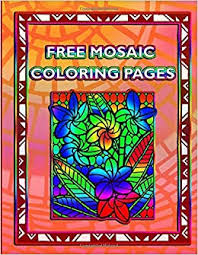 Select from 36755 printable coloring pages of cartoons, animals, nature, bible and many more. Free Mosaic Coloring Pages Extra Large Print Coloring Books For Adults Relaxation Amazon Co Uk Books Coloring 9798634374956 Books