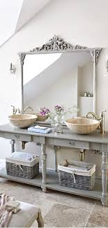 The style comes from the provincial towns of france like blois, orleans, lyon, and liege. 29 Vintage And Shabby Chic Vanities For Your Bathroom Digsdigs