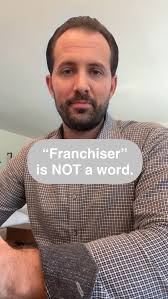 In franchising, there are Franchisors and Franchisees, no “franchisers.” ,  #franchisees #franchisors #franchisebusiness #franchisegrowth #franchising  #franchisesuccess #businessgrowthtips #kendallware ...