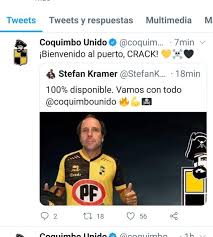 Jun 26, 2021 · programación y resultados de los cruces de la copa chile: Stefan Kramer Se Aprovecho Del Panico Y Ficho Por Coquimbo Unido Todofutbol Cl