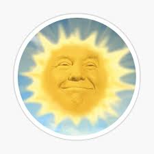 Teletubbies Sun Trump" Sticker by lilpumpkineater | Redbubble