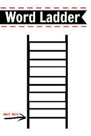 Simply answer the clues alongside each of the rungs of the ladder to move from the top to the bottom of the ladder word ladder puzzles are said to have been invented by lewis carroll, and they have been around ever since. After School Activity Word Ladders Printable Free No Time For Flash Cards