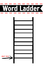 Change log to hog, then hog to hot, then hot to hat, then hat to mat, then mat to man. After School Activity Word Ladders Printable Free No Time For Flash Cards