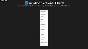 sectional charts for windows 8 and 8 1