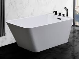 In oval ✓ markenware von namhaften herstellern jetzt entdecken und sparen! Weisse Freistehende Badewanne Aus Acryl 188 L Mija 150 75 58 Cm