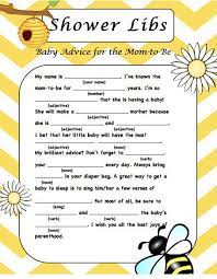 Bee Baby Shower Mad Lib Game Digital File Just By Cardsbycaylissa 10 00 Bee Baby Shower Baby Shower Mad Libs Sprinkle Baby Shower