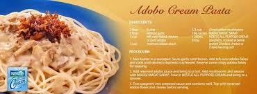 Kainan Na Adobo Cream Pasta Cream Pasta Creamy Recipes Pasta Ingredients