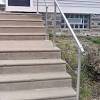 The century concrete step riser height and tread depth meet residential building codes to insure maximum safety and century precast concrete step at home outdoor deck sitting areaconvenience to all user groups. 1