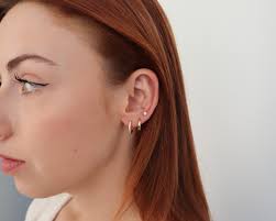 Everyday Gold Pave Huggie Hoop Pearl Sterling Silver Earrings Set, Everyday  Earrings Gift Set, Valentine's Gift,christmas Gift, Gift for Her