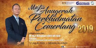 Majlis anugerah perkhidmatan cemerlang & jasamu dikenang pkns 2020 dewan aster, ibu pejabat pkns selasa. Apc Ipgksm Majlis Institut Pendidikan Guru Kpm Rasmi Facebook