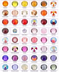Swarovski Chaton Colours Nature Stones Crystals