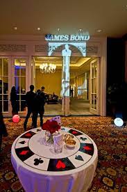 From the book casino royale there's a scene in which bond orders dinner at a posh hotel in france: A Fun Casino Night Where You Will Feel Like A True Spy 007 Casino Fever