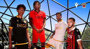 Players from marseille and ogc nice stop a fan invading the pitch during the french ligue. Ogc Nice And Macron Unveil New Jerseys For The 2021 2022 Season Work Hard Play Harder Macron