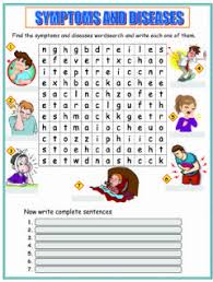 In british english, to be sick can mean to vomit. Illnesses And Health Problems Worksheets And Online Exercises