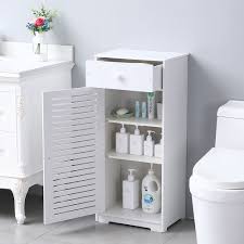Clearance Bathroom Cabinet Organizers Storage Cabinet W Doors Drawer And Shelves Bathroom Floor Standing Cabinet Kitchen Cupboard Pvc Storage Cabinet Bo In 2020 Bathroom Cabinet Organization Wooden Bathroom Storage Bathroom Floor Cabinets